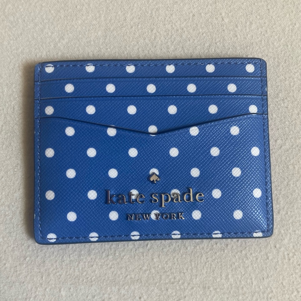 Kate Spade Polka Dot Card Holder